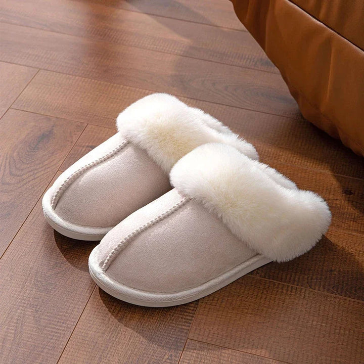 Chioma - Non Slip Fur Slippers For Winter