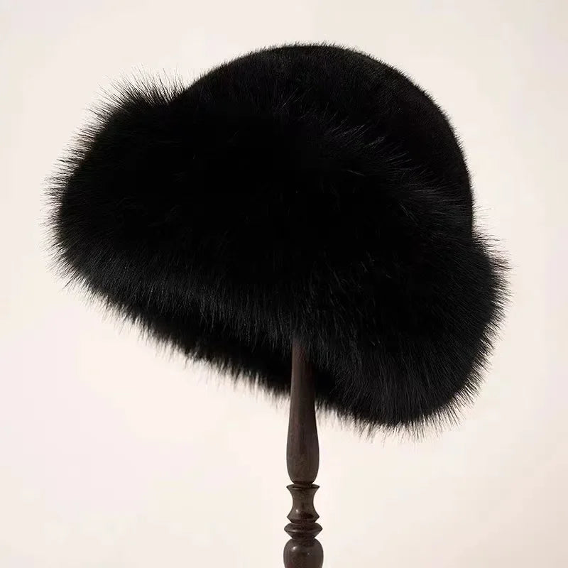 Yalova - Fluffy Fur Warm Beanie