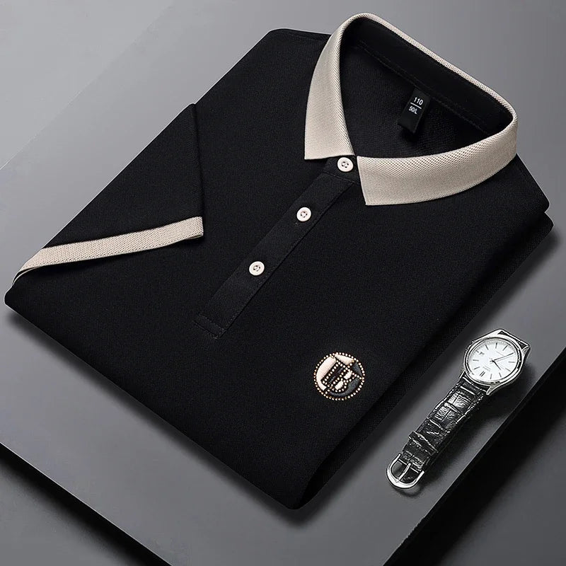 Angan - Elegant Dual Tone Polo Shirt