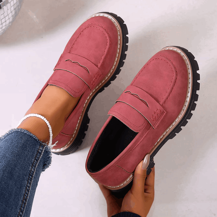 Chiazuforge - Round Toe Non-Slip Loafer