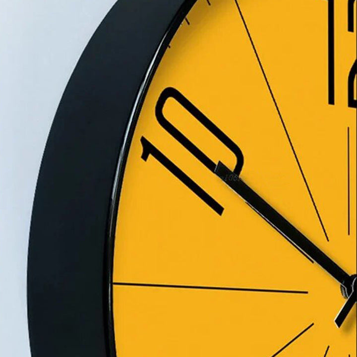 HourNest - Oslo Orange Wall Clock