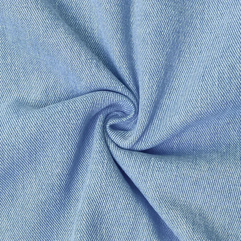 Malwina - Practical And Light Denim Summer Dress