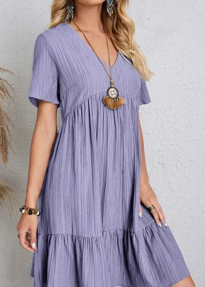 Lorene - Elegant Tummy Flattering Dress