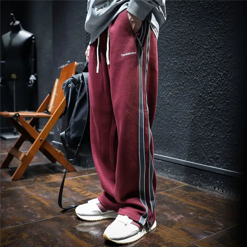 Krause - Wide-Leg pants with Side Stripes