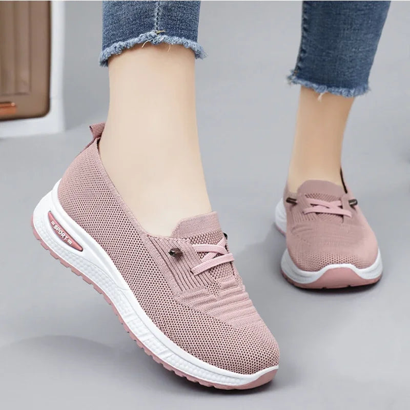 Naliya - Knitted Slip On Sneakers
