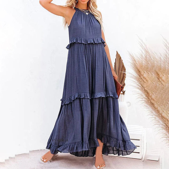 Munalisa - Ruffled Maxi Dress