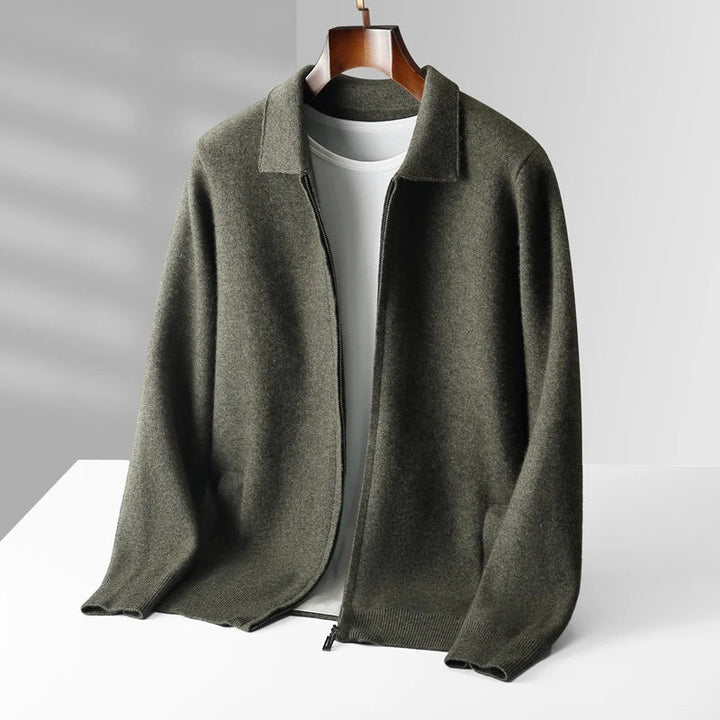 Quinton - Cashmere Cardigan With Zipper