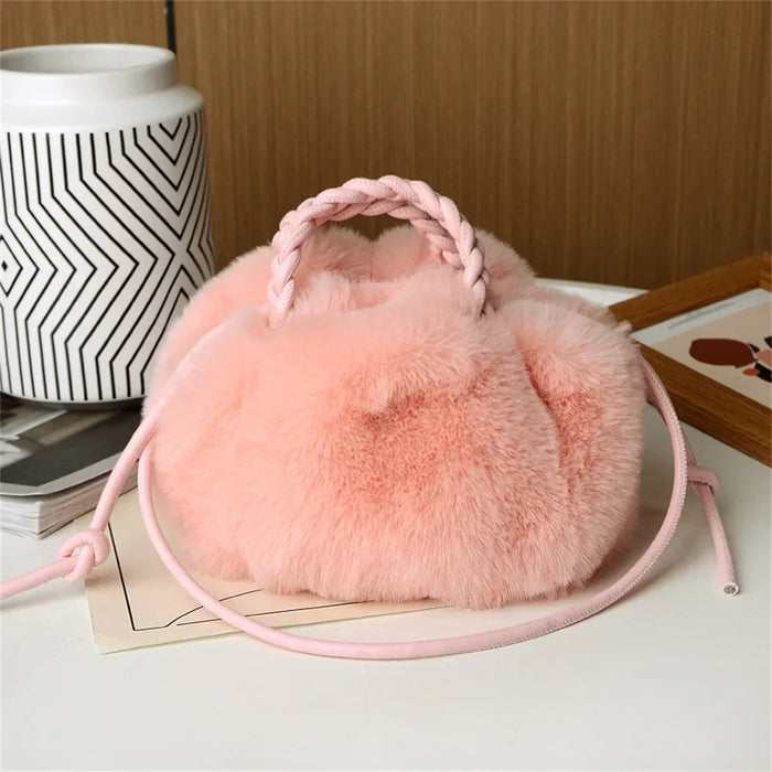 Narnia - Pumpkin Plush Shoulder Bag
