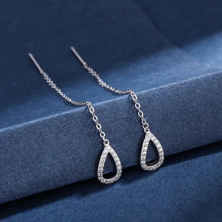 Soazig - Drop Ear Line Long Hanging Earrings