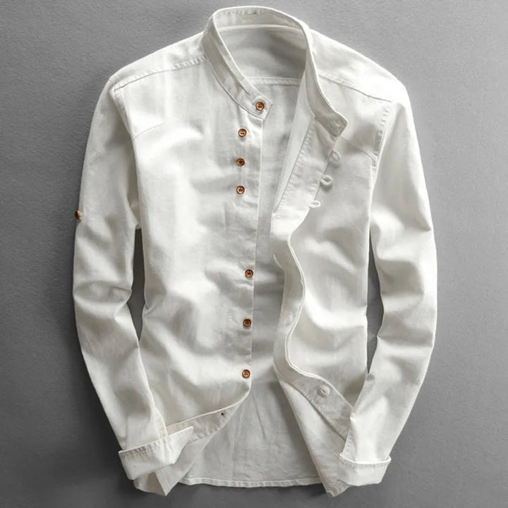 Hrvoje - Elegant Shirt With Mandarin Collar