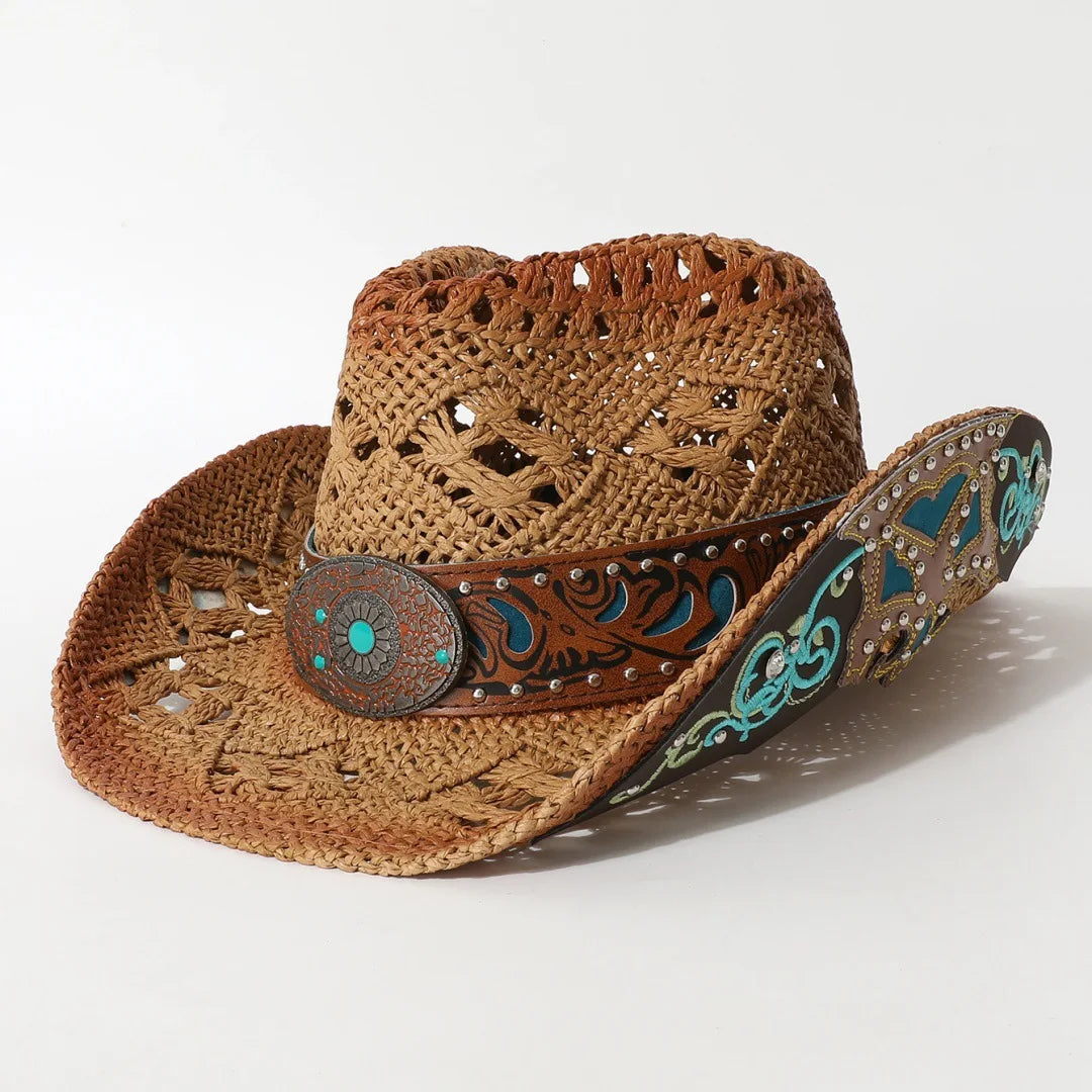 PrairieCrown - Woven Cowboy Hat