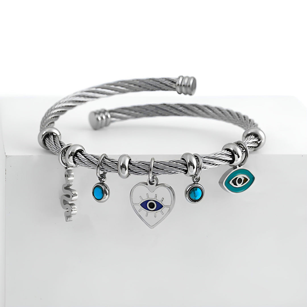 Nayvia - Evil Eye Charm Bracelet