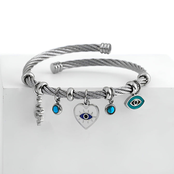 Nayvia - Evil Eye Charm Bracelet