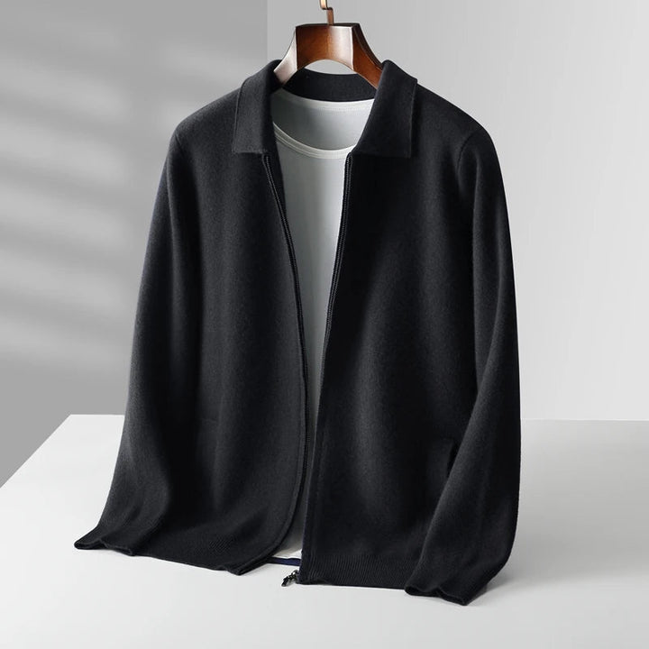 Quinton - Cashmere Cardigan With Zipper