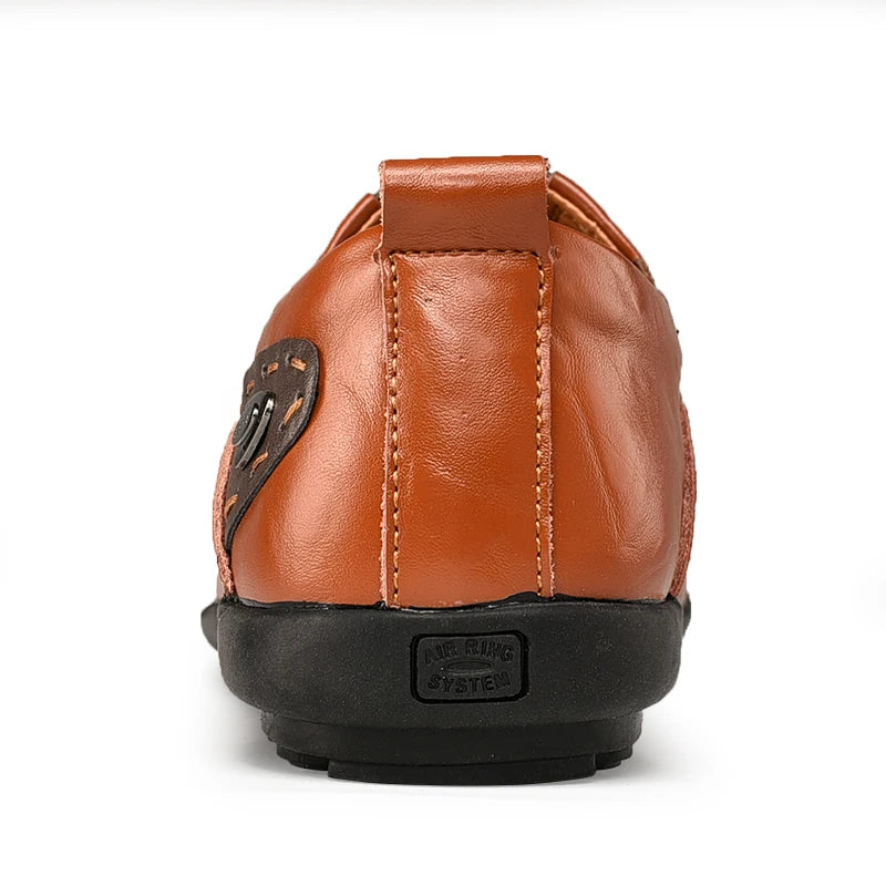 Shalav - Casual Leather Slip-On Shoes