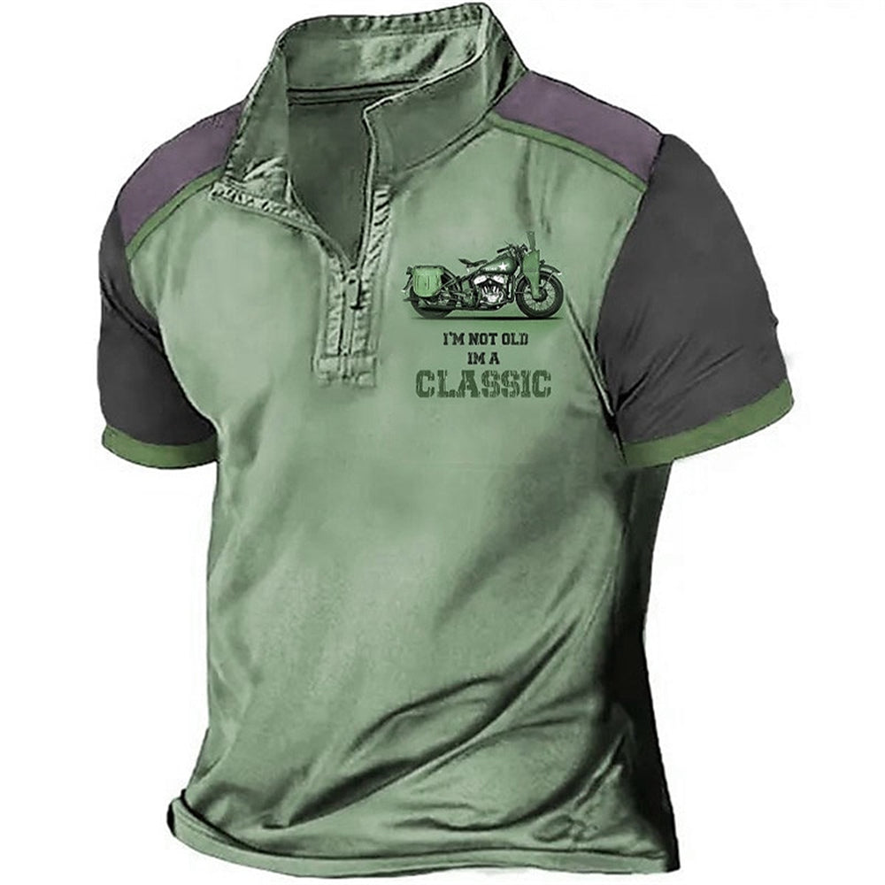 Kritsada - Stylish Half Zipper Polo Shirt