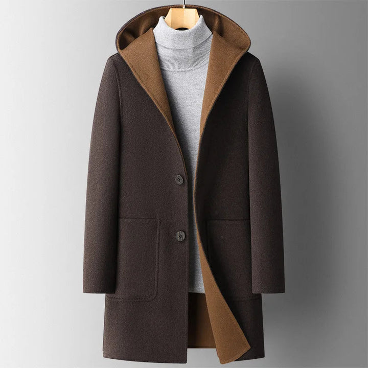 Yvina - Wool Hooded Overcoat