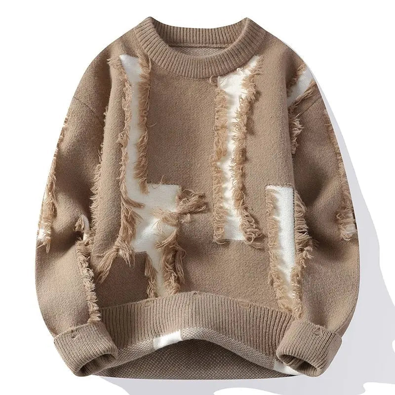 Samir - Patchwork Knitted Sweater
