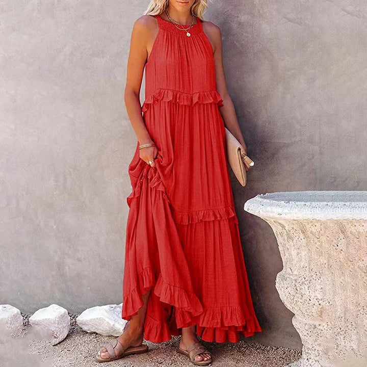 Munalisa - Ruffled Maxi Dress