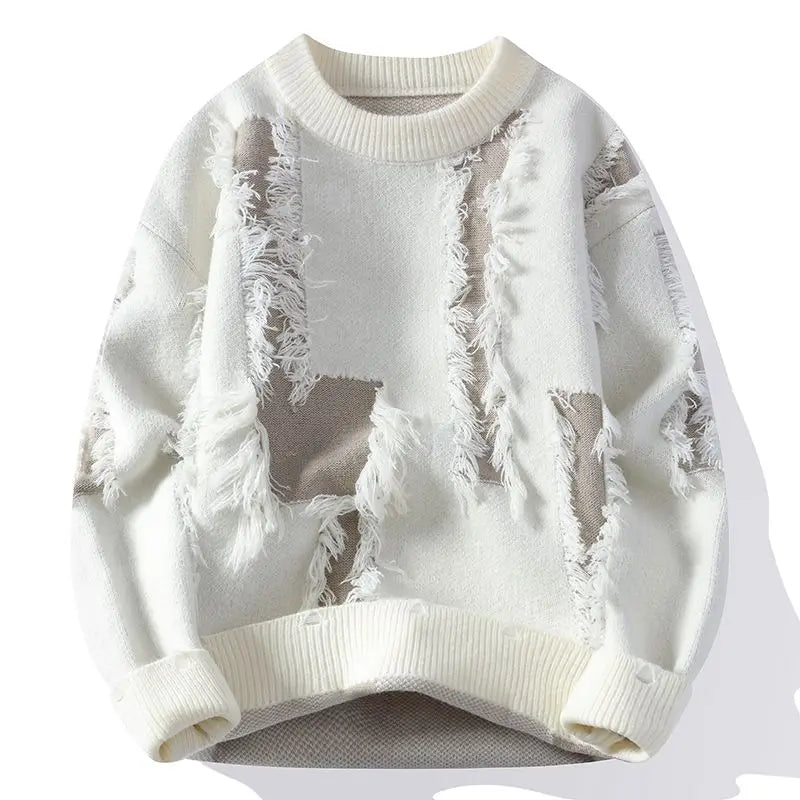 Samir - Patchwork Knitted Sweater