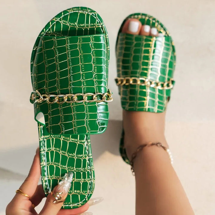 Klavdiya - Sandals With Chain