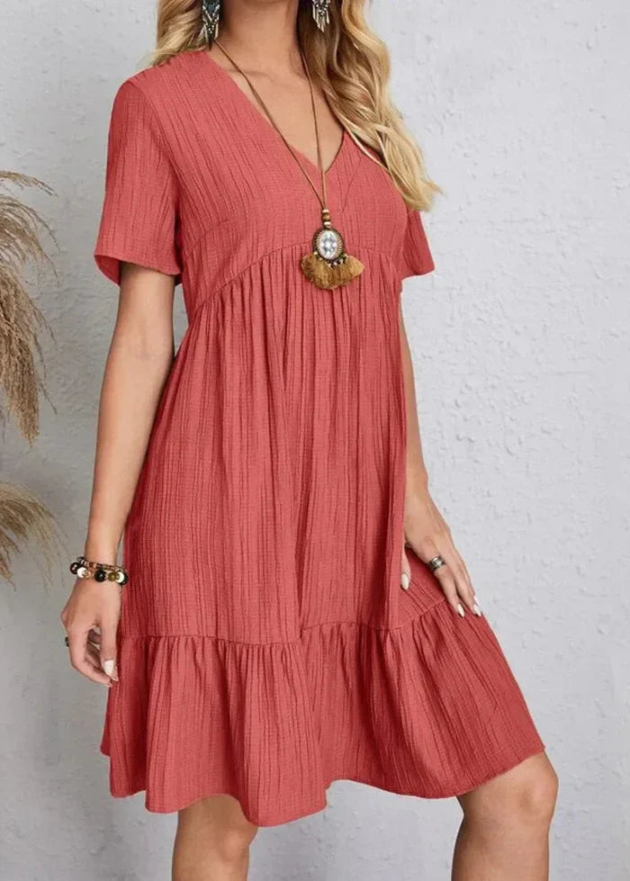 Lorene - Elegant Tummy Flattering Dress