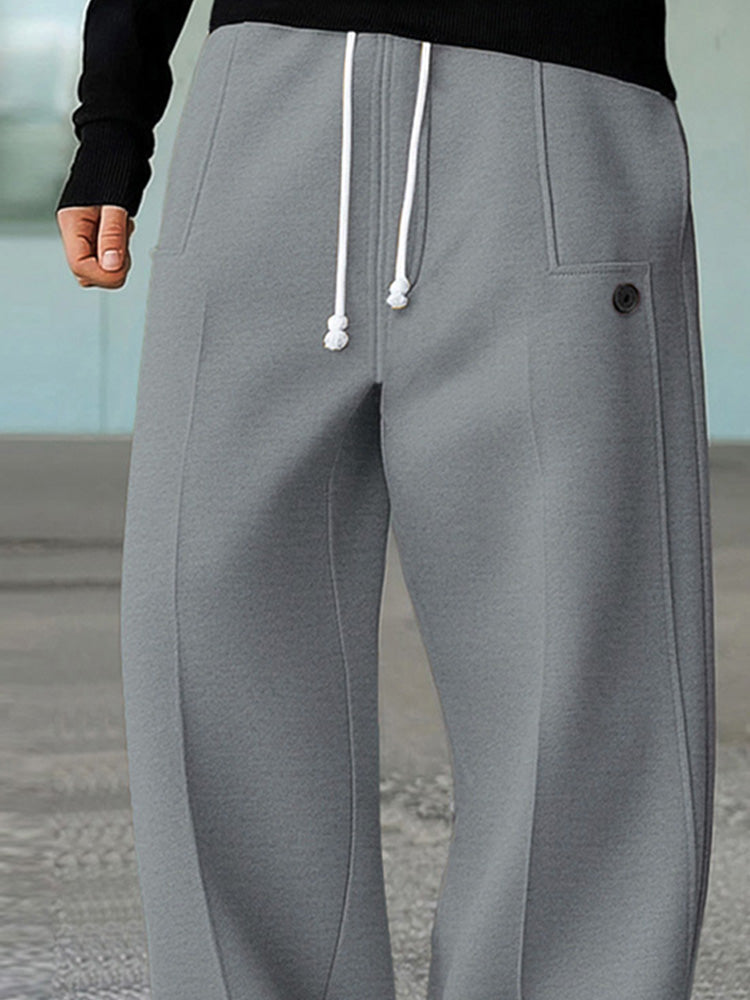 Karelis - Comfy Sporty Wide Leg Pants