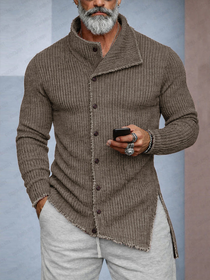 Espen - Asymmetrical Top With High Neckline