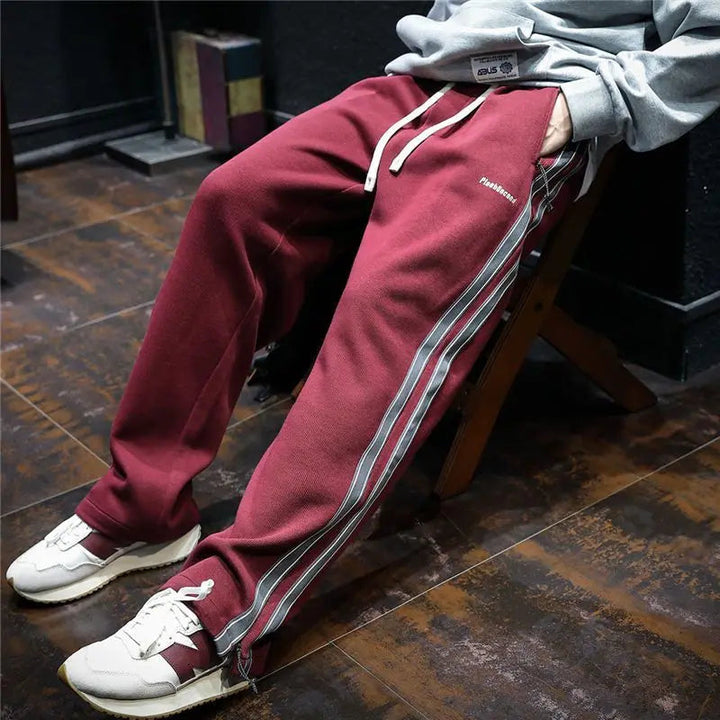 Krause - Wide-Leg pants with Side Stripes