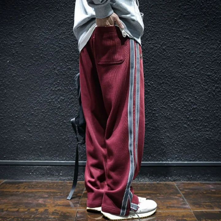 Krause - Wide-Leg pants with Side Stripes