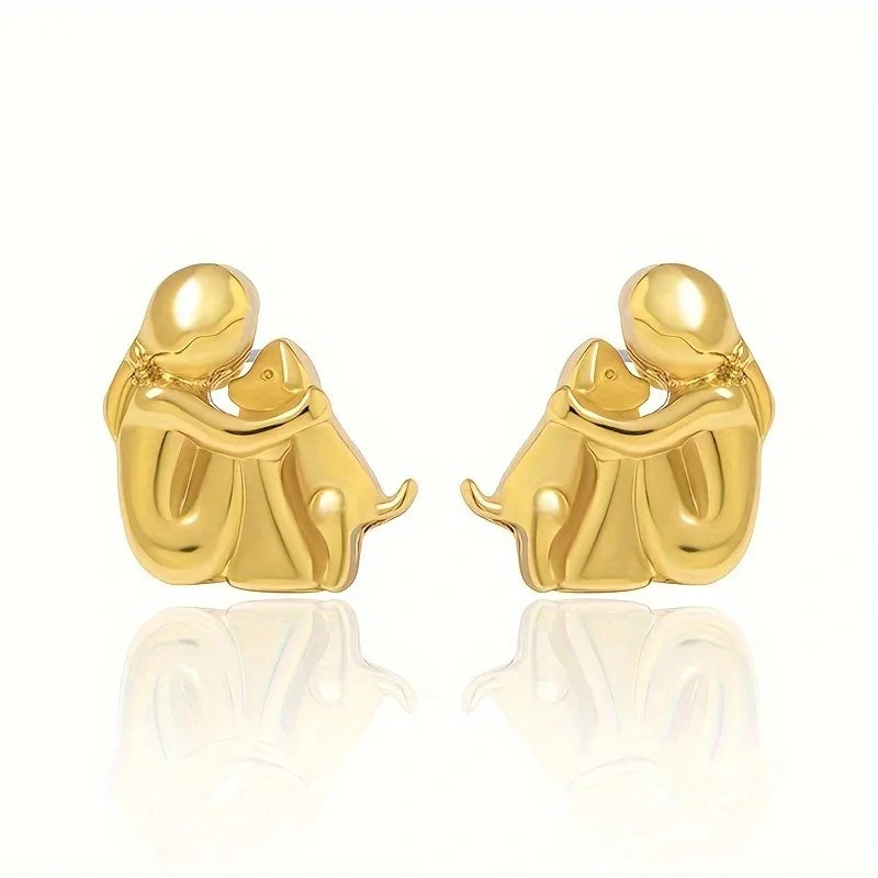 LoveWhisker - Earrings With Dog Icon