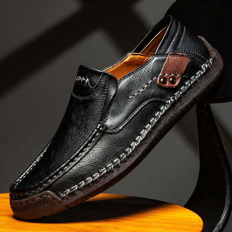 Razal - Elegant Leather Slip-On Loafers – Nkosi-Capetown