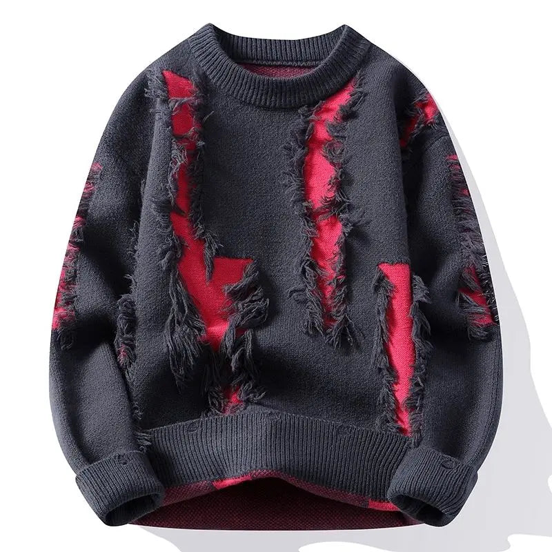 Samir - Patchwork Knitted Sweater