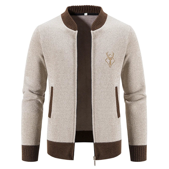 Ferrian - Knitted Cardigan With Zipper And Pockets