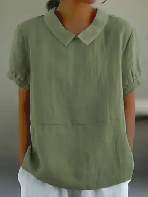 Henny - Elegant Cotton Blouse