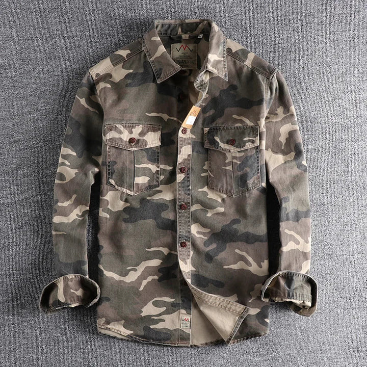 Firat - Long Sleeve Button-Up Shirt