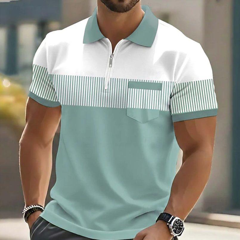 Kajeek - Refined Polo Shirt With Zipper