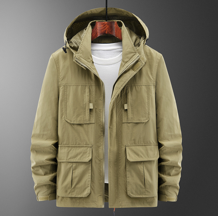 Brynjar - Hodded Jacket With Double Zipper