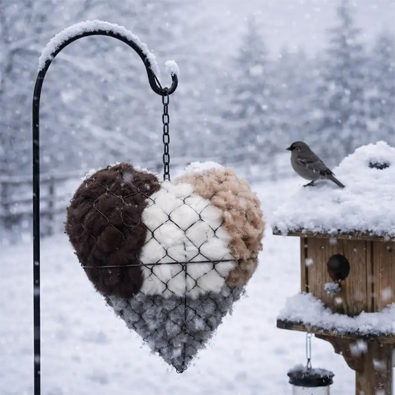 NestHeart - Soft Bird Heart for the Garden