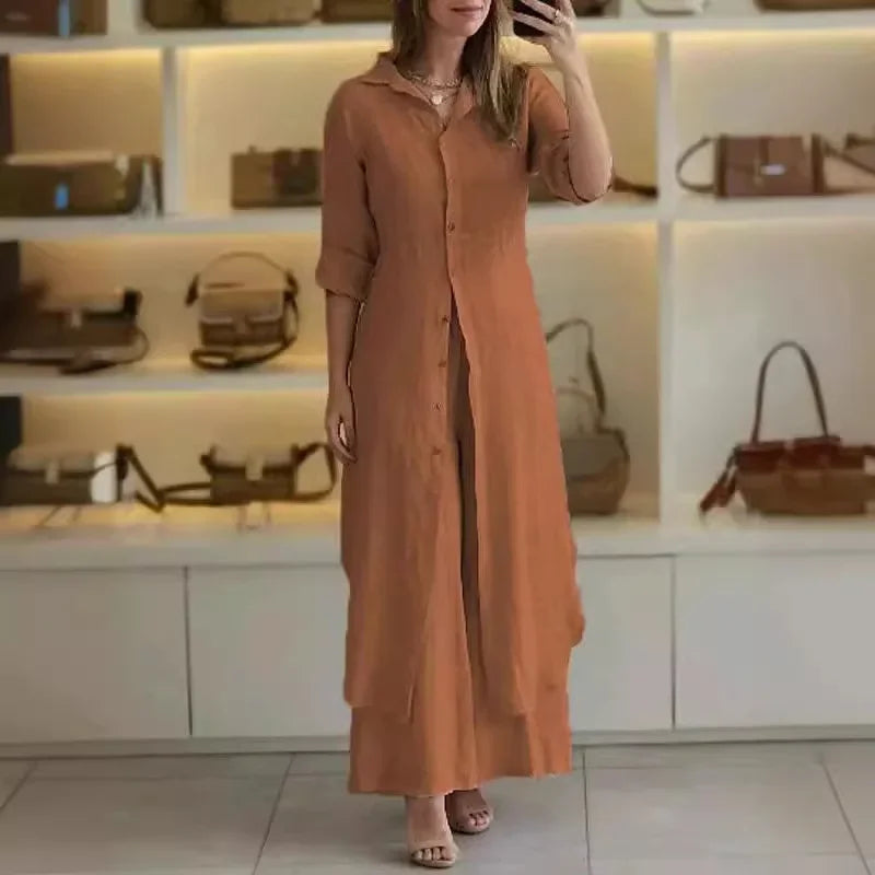 Annick - Linen Two Piece Set