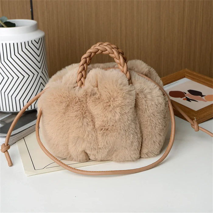 Narnia - Pumpkin Plush Shoulder Bag