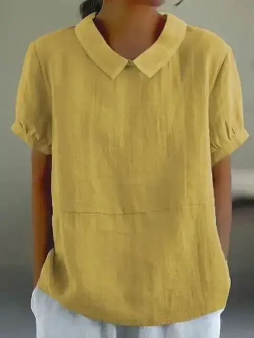 Henny - Elegant Cotton Blouse