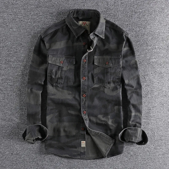Firat - Long Sleeve Button-Up Shirt