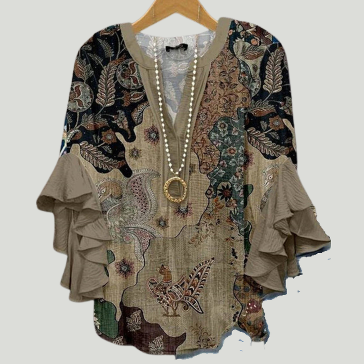 Jaycie - Elegant Blouse with Patterns