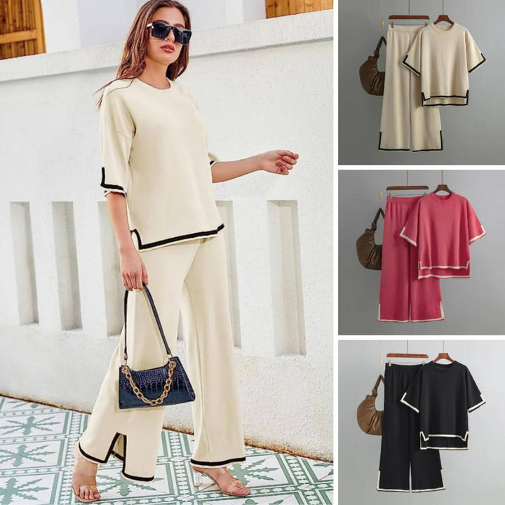 Heleta - Elegant 2 Piece Capri Set