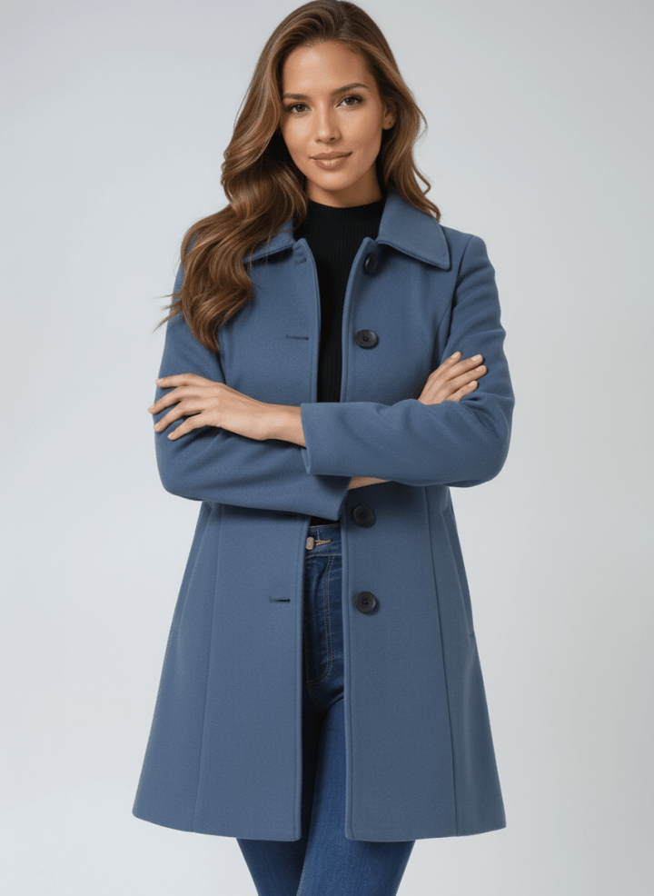 Stefenia - Winter Coat With Buttons