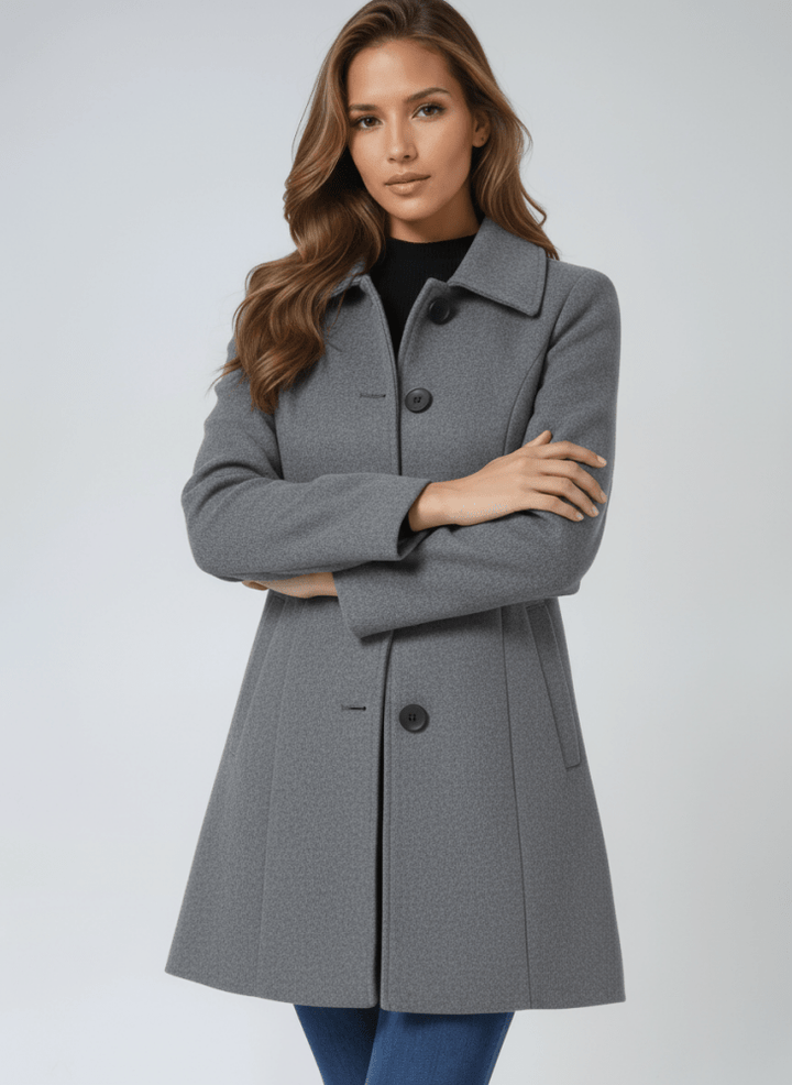 Stefenia - Winter Coat With Buttons