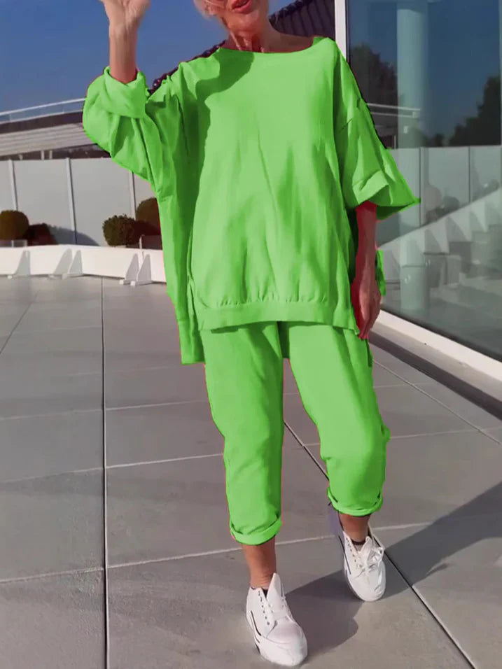 Esmaria - Casual Lounge Two Piece Set