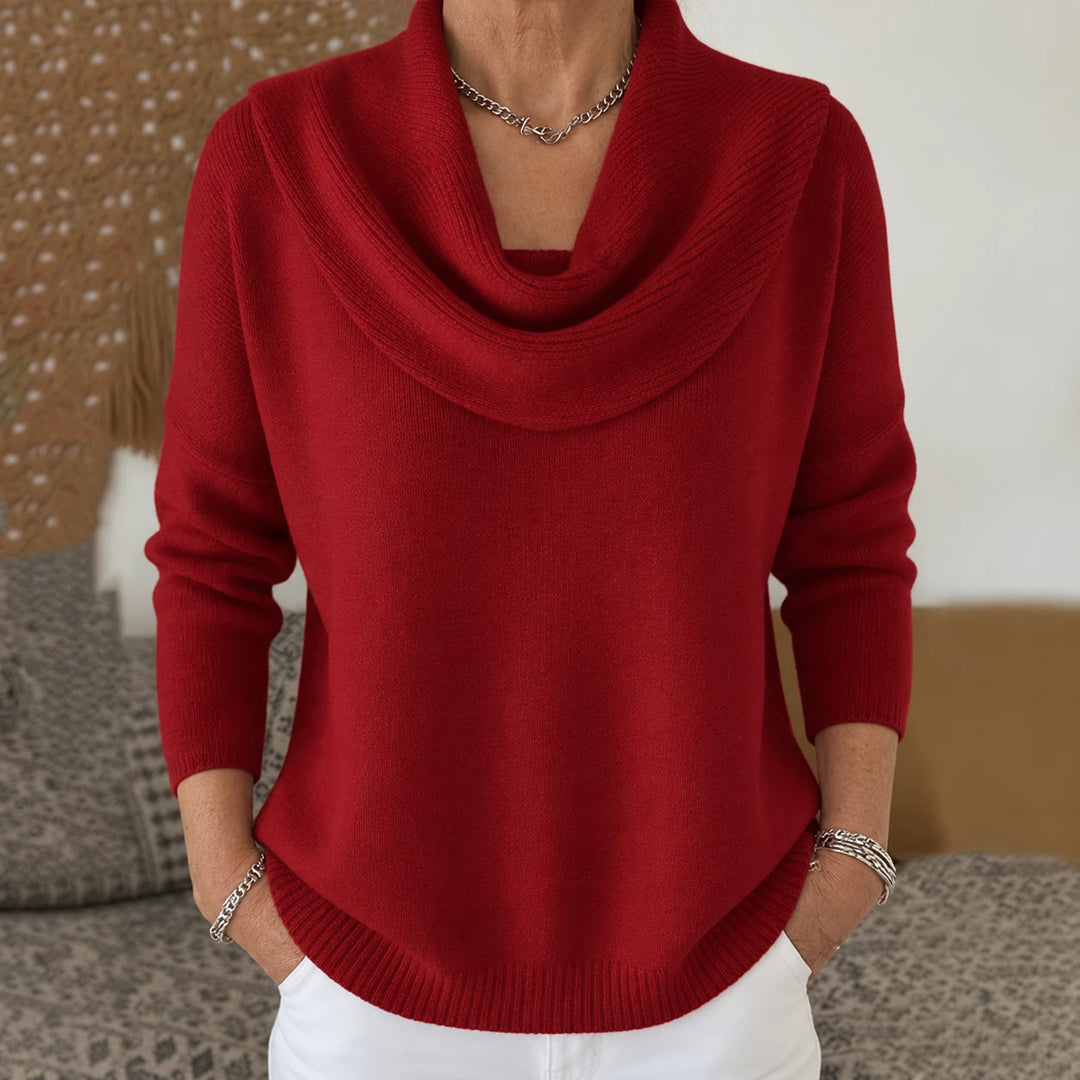 Sylvana - Long Sleeve Knitted Sweater