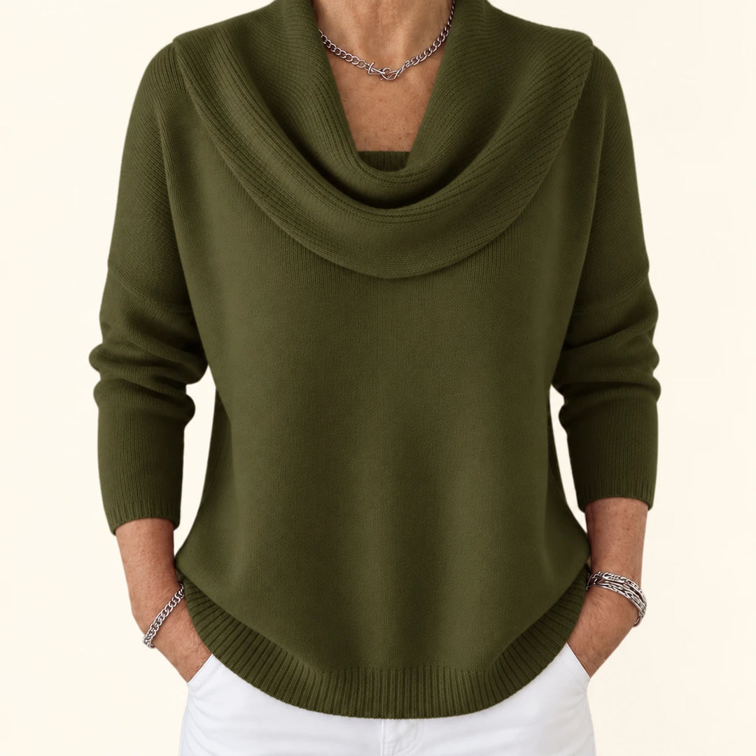 Sylvana - Long Sleeve Knitted Sweater